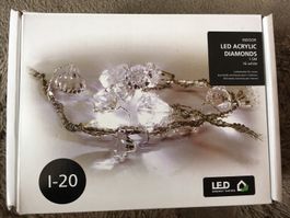 Guirlande lumineuse 16 LED Diamants Noël décoration