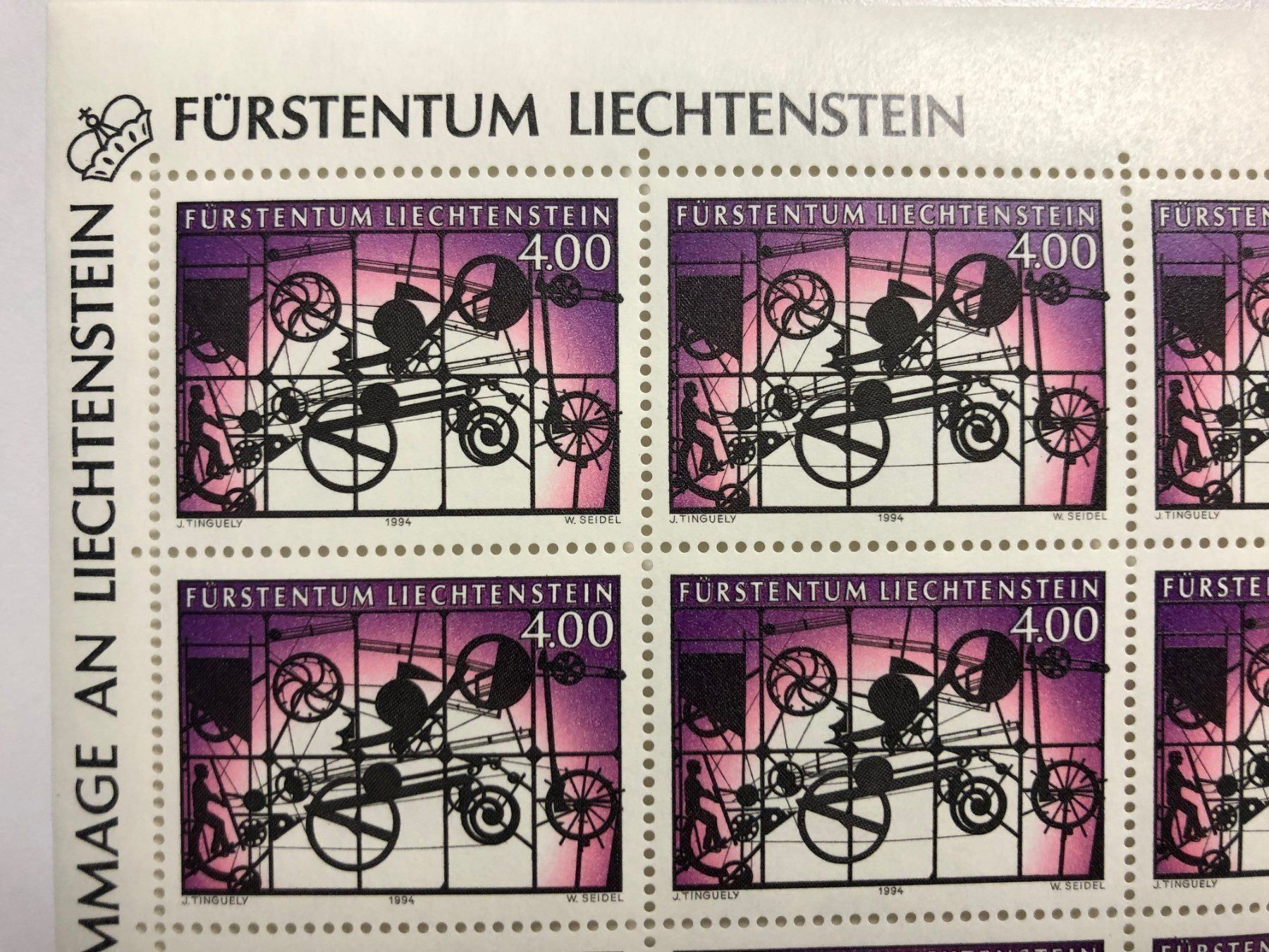 Tiro con l'arco: Jean Tinguely Bogen Liechtenstein 1994 – Usato da kriens venduto da bst999