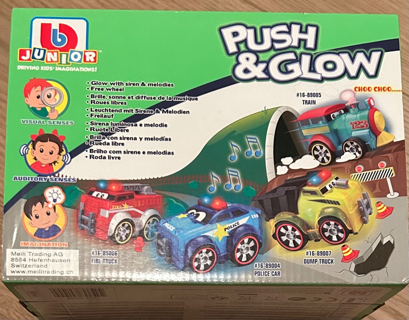bb Junior Push & Glow Lok, Sound & Licht! (Neu und originalverpackt) in