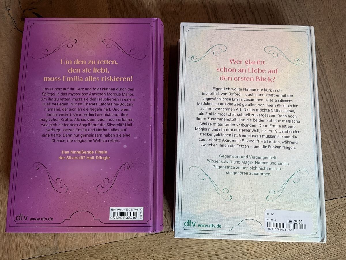 Libri: Silvercliff Hall "Hinter Spiegeln" & "Vom Zauber"  – Usato da Saanenmöser venduto da ballerinas 1