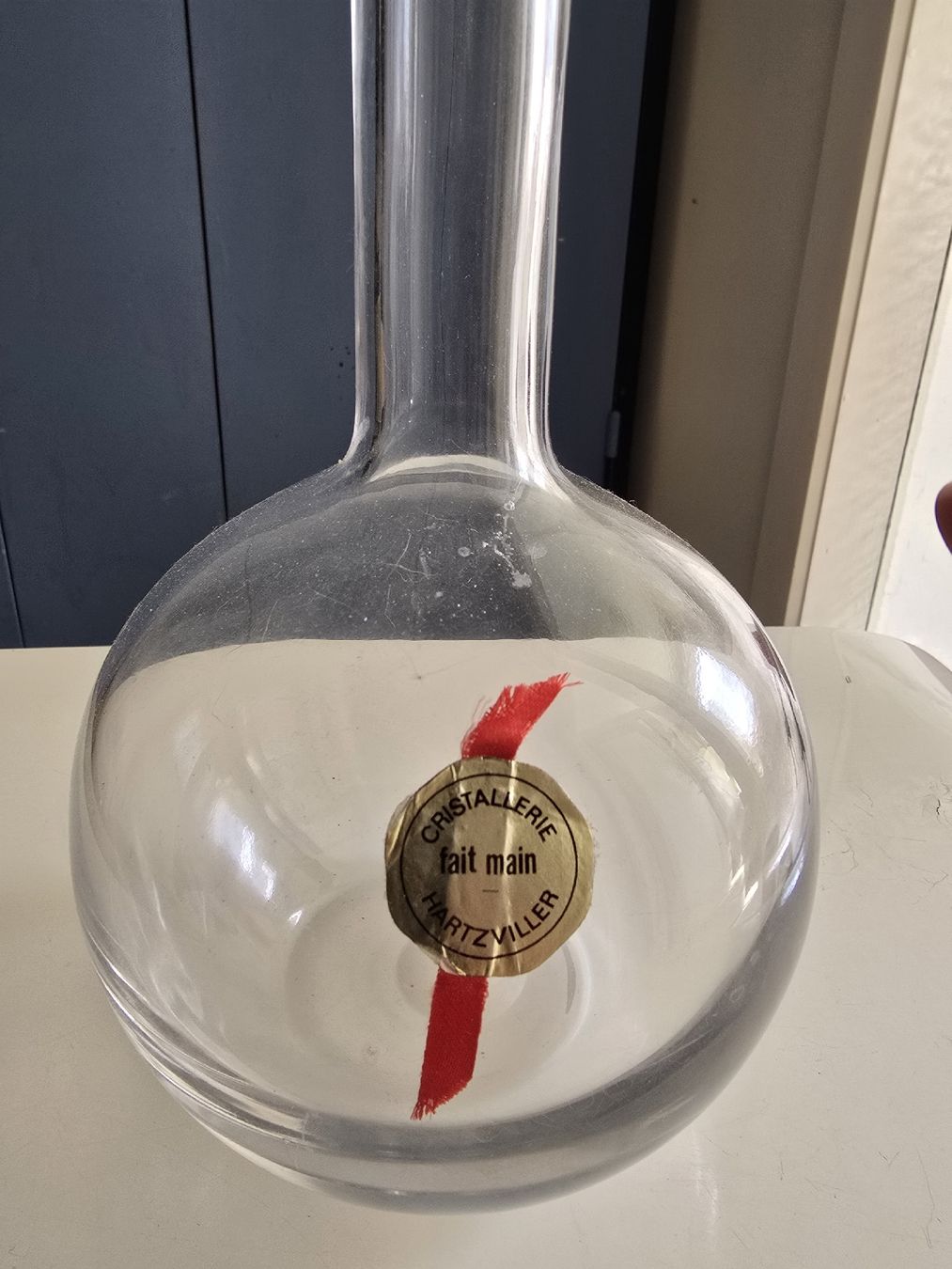 Accessoires: Schöne Cristal Glasflasche – D'occasion à Biel/Bienne par alexriveros2 2