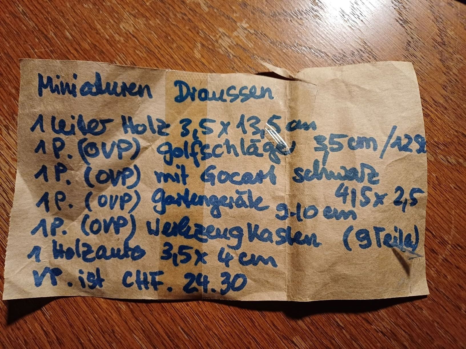 Giocattoli: Miniaturen Draussen – Nuovo (secondo la descrizione) da Gächliwil venduto da lesidees 8