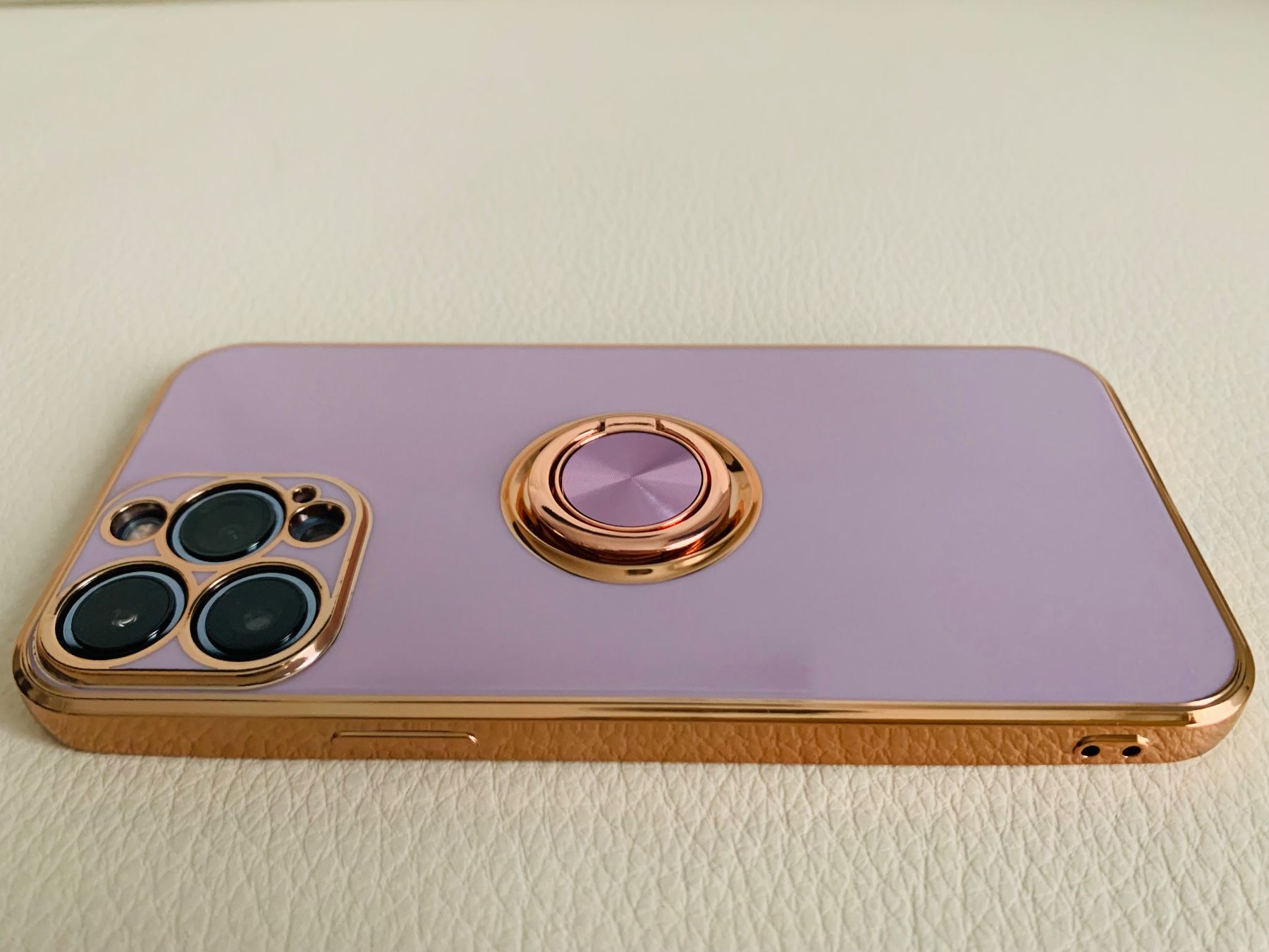Apple Cover & Protezioni schermo: iPhone13 Pro Max Hülle Pink/Rosegold mit Ringhalter – Nuovo (secondo la descrizione) da Rikon im Tösstal venduto da Alpenmutz 3