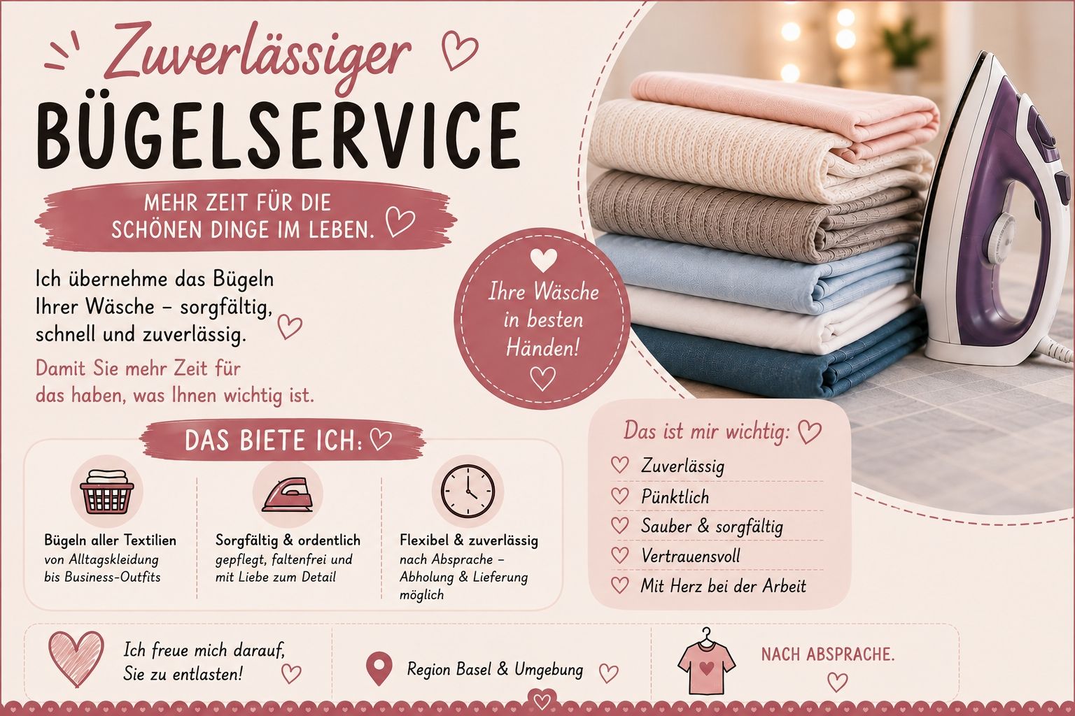 Fers à repasser: Bügelservice – Neuf avec emballage d'origine à Ettingen par schnaegli1987