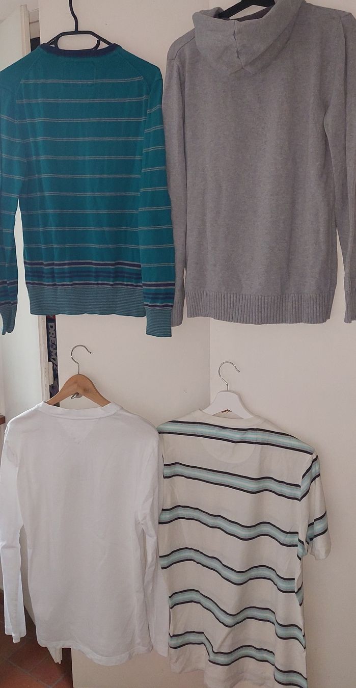 Tommy Hilfiger Lotti di vestiti: SET 4 pièces M: 3PULLOVER: 1 TOMMY HILFIGER + SHIRT BARBOUR – Usato da Orpund venduto da Biennerome 8
