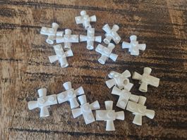 lego 3963 lot de 15 pièces White Brick, Modified 1 x 1