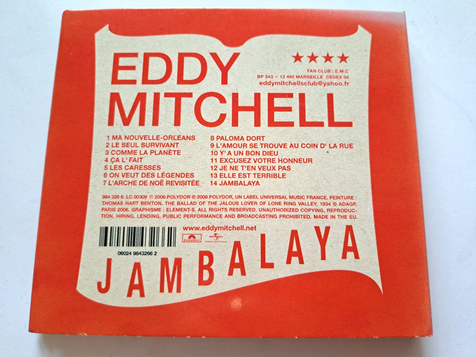 CD: Cd Eddy Mitchell - Jambalaya – Usato da Pully venduto da bro_n52j 1