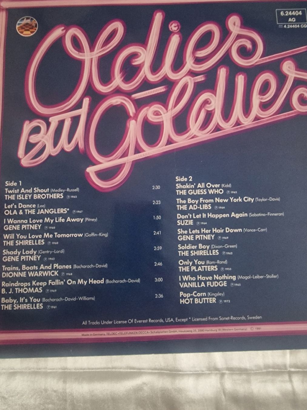 Dischi in vinile: 5 Lp's Oldies but Goldies – Usato da Pfaffnau venduto da gunport 2