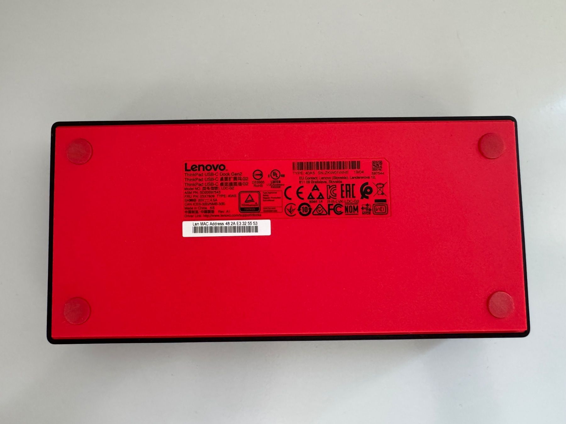 Lenovo Docking station: Lenovo Thinkpad USB-C Dock Gen2 (40AS) – Usato da Zürich venduto da connorxxl 2