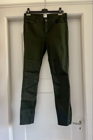 Lee Scarlett Damen Hose, W32 L33, Olivgrün