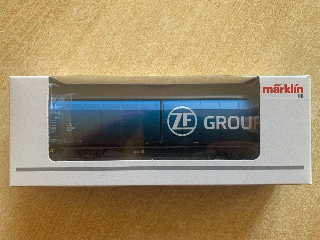 Märklin Modelleisenbahnen: Märklin 48324, Schiebewandwagen "ZF Group" IMA 2024 – Neu und originalverpackt aus Flums von finn1975 1