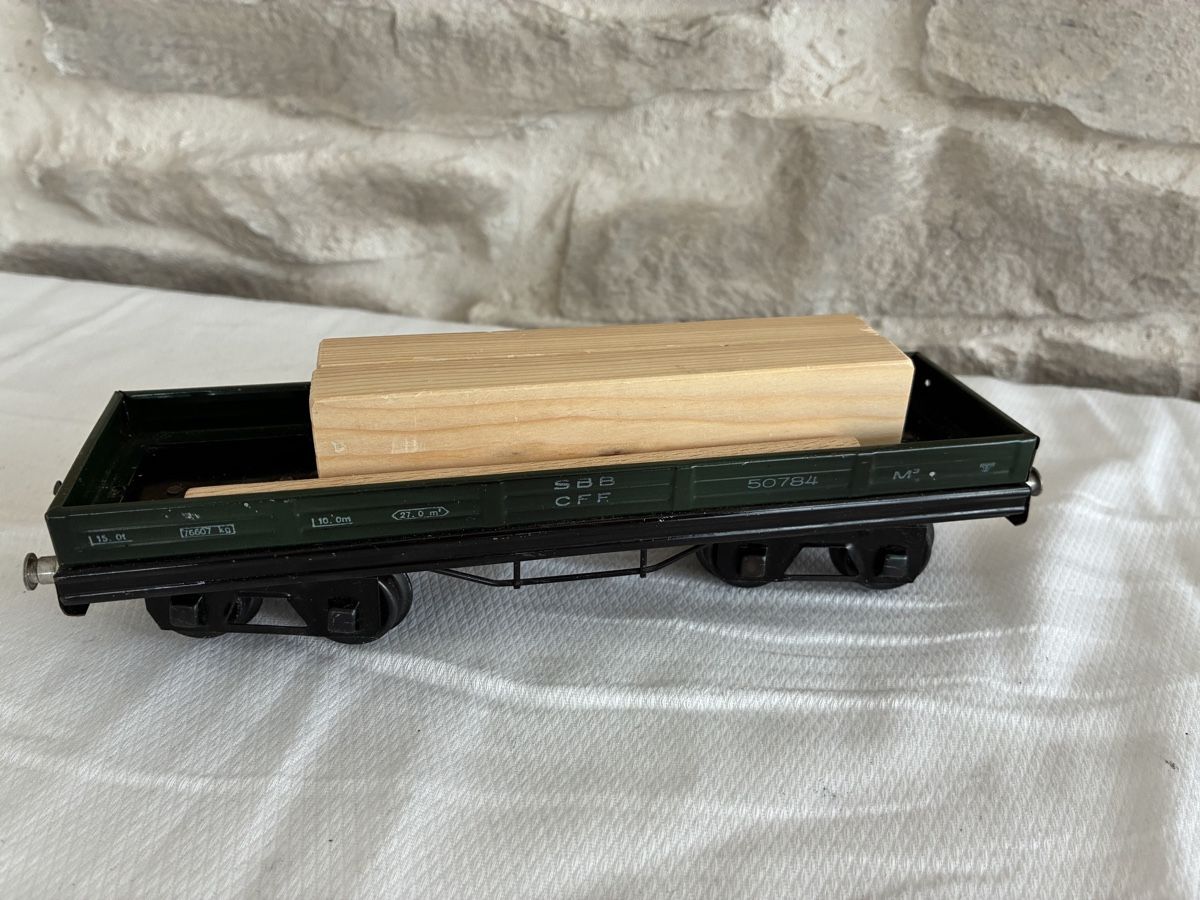 Buco Modellini di ferrovie: Rungenwagen SBB CFF Buco Set. 2 Stk. – Usato da Buchs AG venduto da sasami01 2
