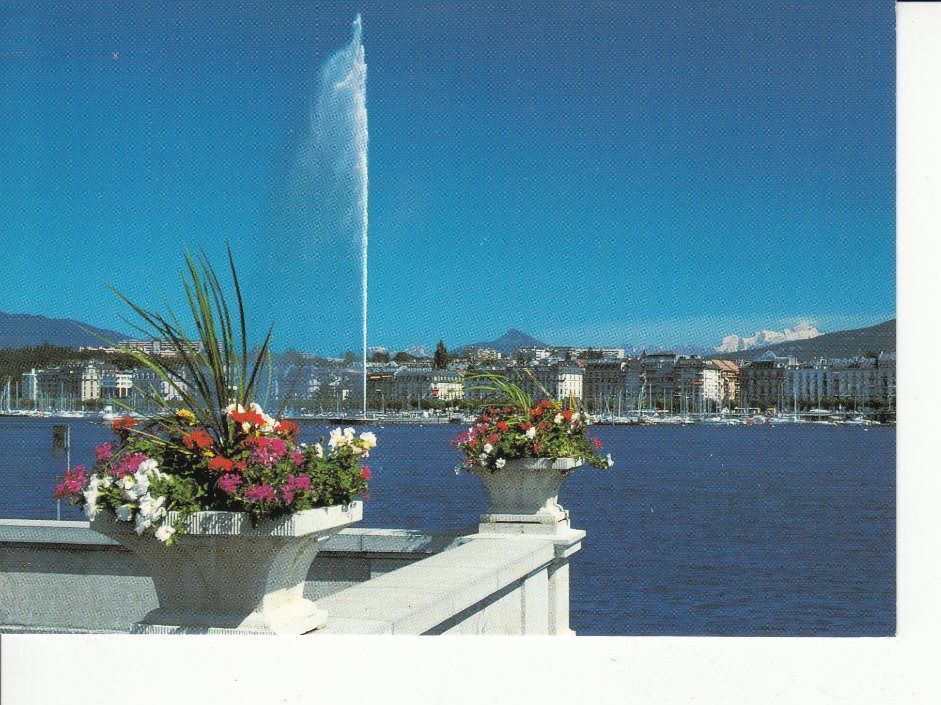 Cartoline postali: Genève Jet um 1995 – Usato da Bürglen TG venduto da StampGraf