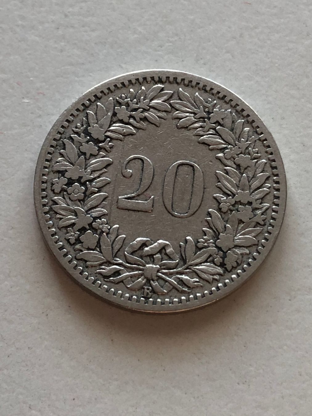 Toutes les monnaies: 20 Rp. 1887 – D'occasion à Schötz par Odpa 1