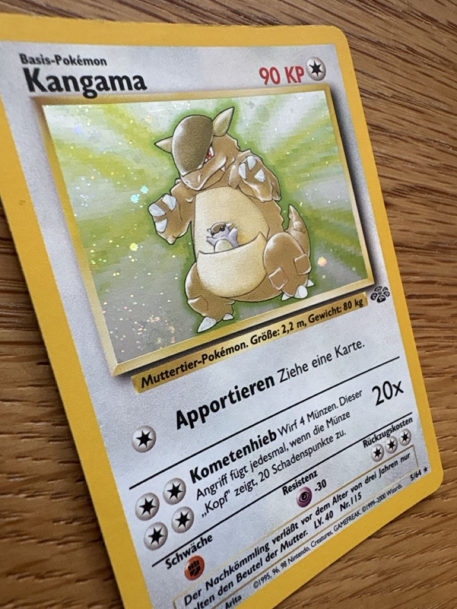 Pokémon Carte collezionabili: Pokemon, Kangama, Holo, Jungle/Dschungel – Usato da Zürich venduto da el_marcel 2