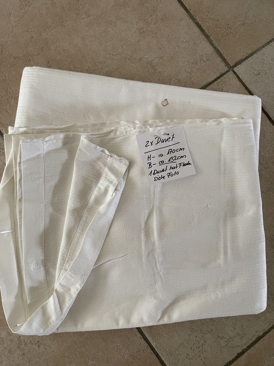 Bettwäsche: 2x alte Duvet Baumwolle , ca. 170x132cm – Gebraucht aus Schaffhausen von stregina