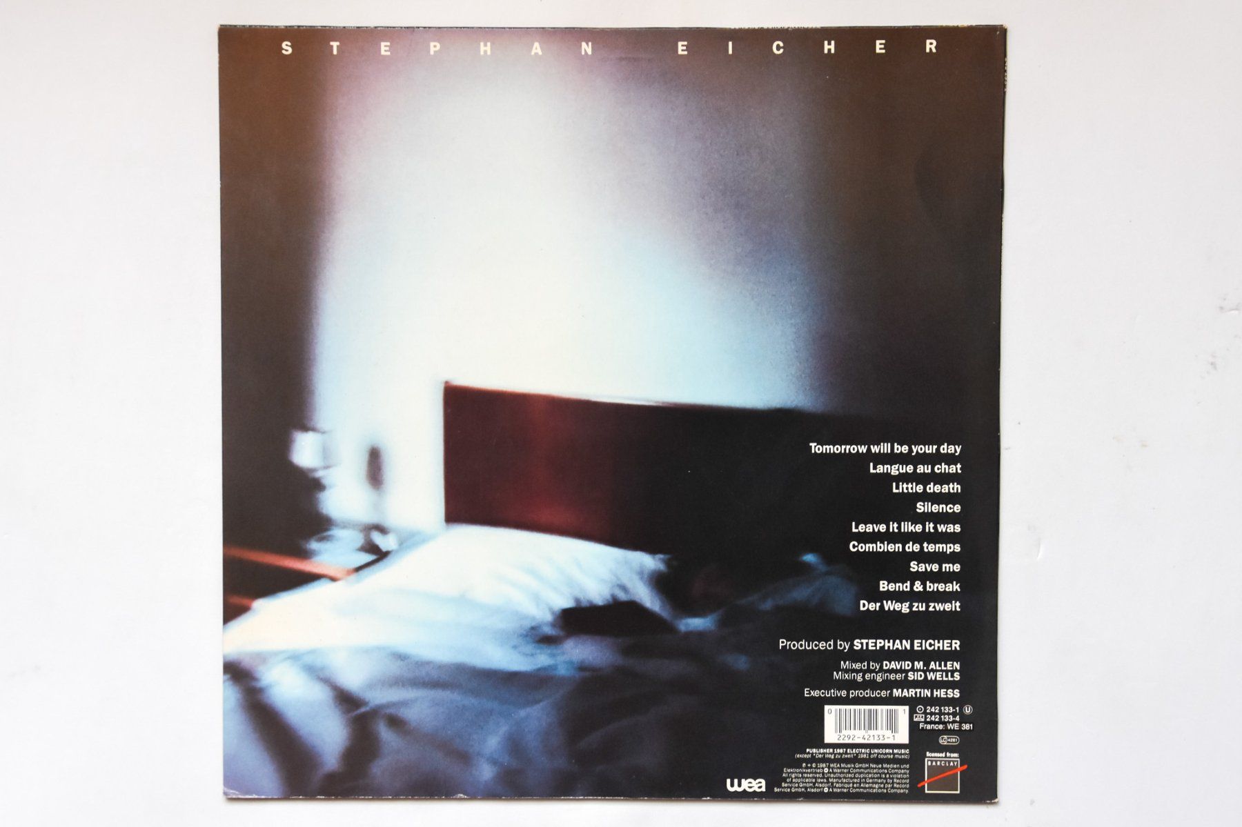 Dischi in vinile: Stephan Eicher - Silence – Usato da Belmont-sur-Yverdon venduto da ag97 1