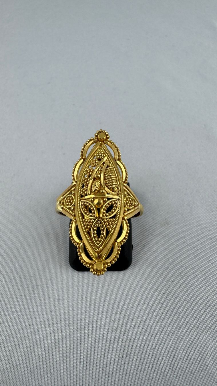 Anelli: Ring in 916 Gold / 22 Karat – Usato da kreuzlingen venduto da fantasy_schmuck 1