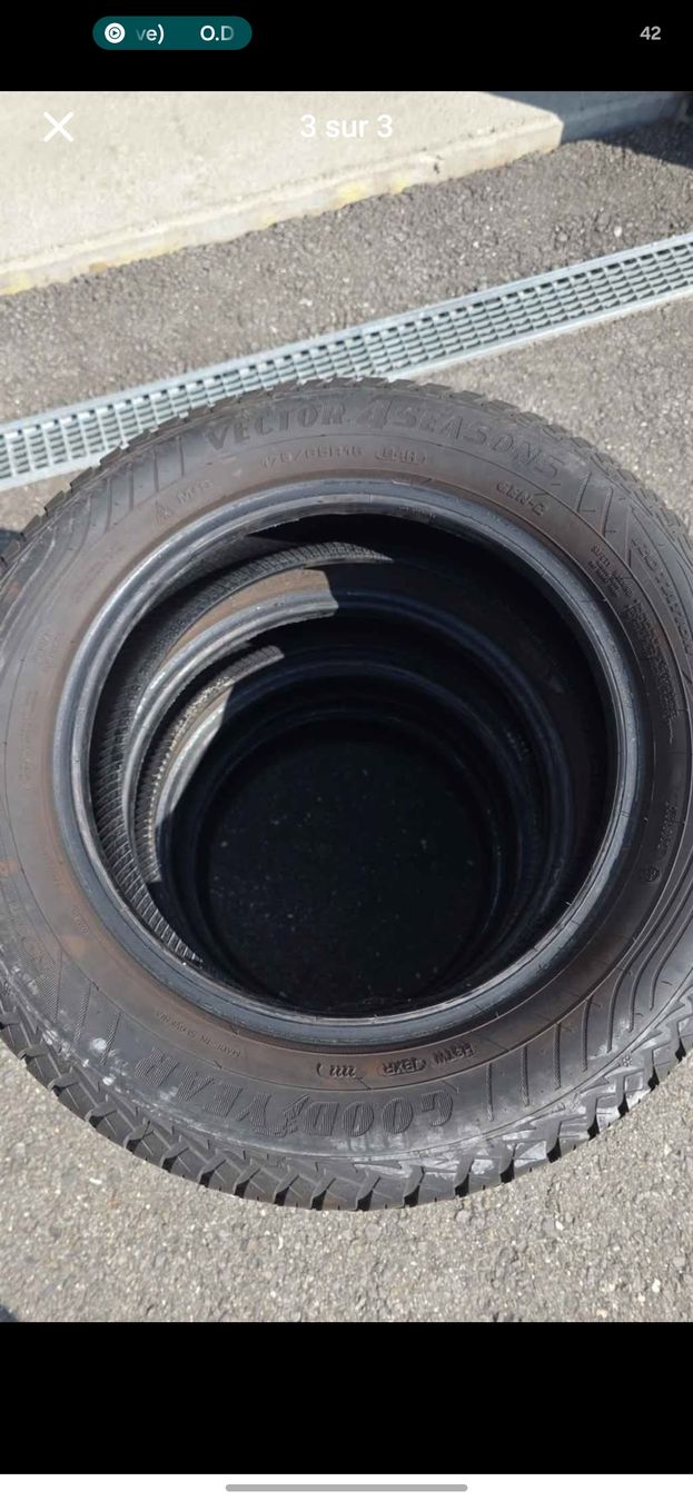 Goodyear Tutti pezzi di ricambio auto: Goodyear 175/65R15 4 saisons – Usato da Leytron venduto da sam_wf2m 2