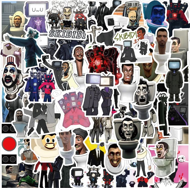 Vroxdrez Auto Aufkleber 4 Stück - Lustige Comic Sticker Wütender Mann 8x8cm