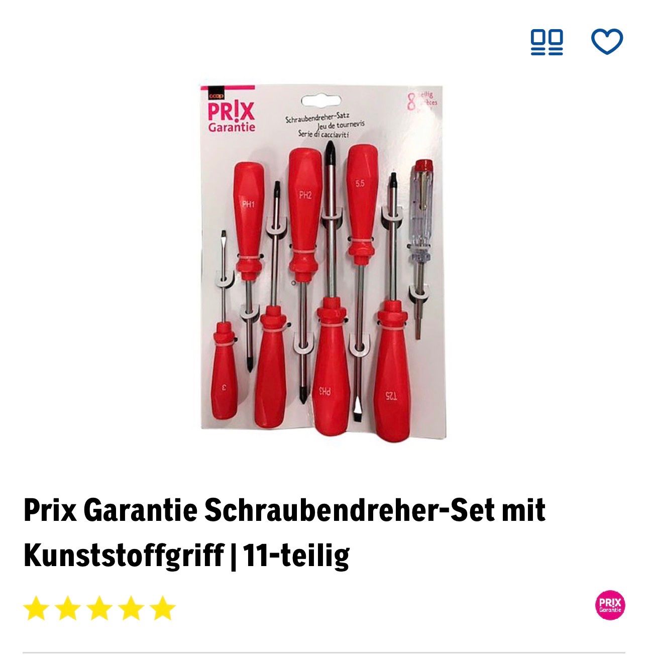 Tutti gli attrezzi: Schraubenzieher Set 11-teilig – Usato da Zürich venduto da Zimmer2014