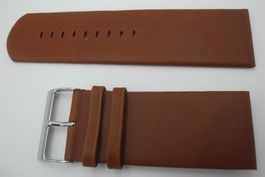30 mm Leder Uhrenarmband braun, Nr. 22a