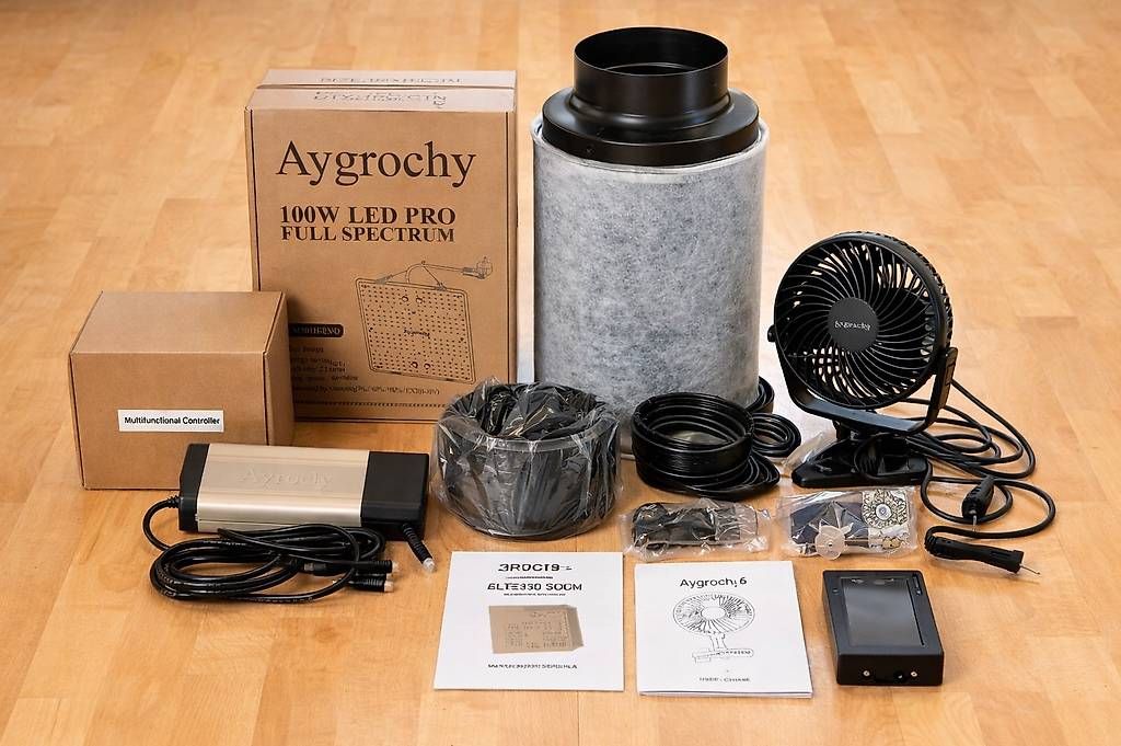 Ventilazione: Ayrochy Grow Set 100W LED + Filter + Lüfter NEU – Nuovo (secondo la descrizione) da Zürich venduto da Justnow