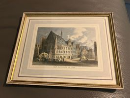 Quadretto "Das Rathhaus in Ulm" 21x28 cm