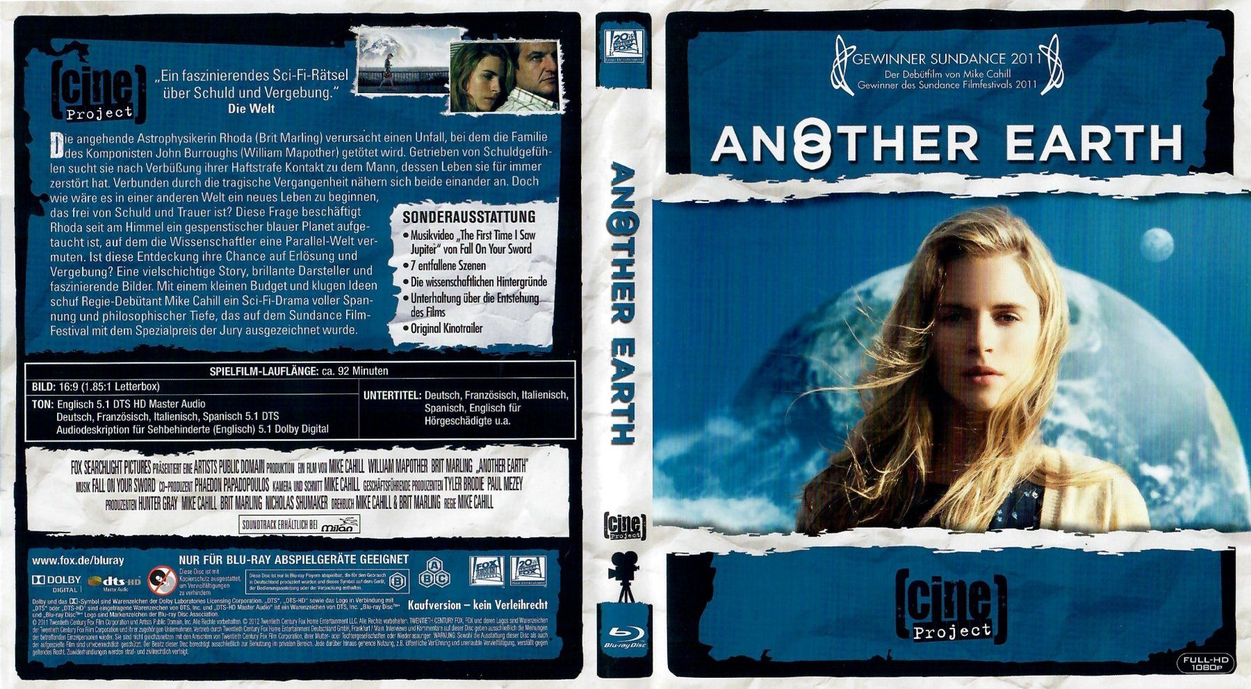 Tutti i DVDs: Blu-ray:  Another Earth - 2011 – Usato da Hagendorn venduto da Thom.74 1