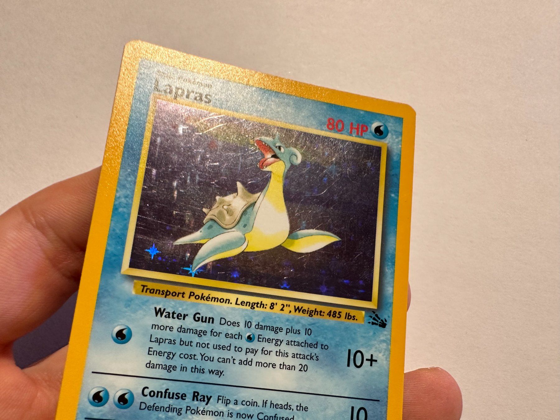 Pokémon Carte collezionabili: Lapras holo Fossil EN – Usato da Hagendorn venduto da Pokecollectorch 3