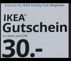 Fr.. 30.-- Rabatt bei IKEA - Gutschein