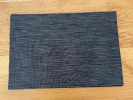 Tischset dunkelgrau 4 Stck guter Zustand