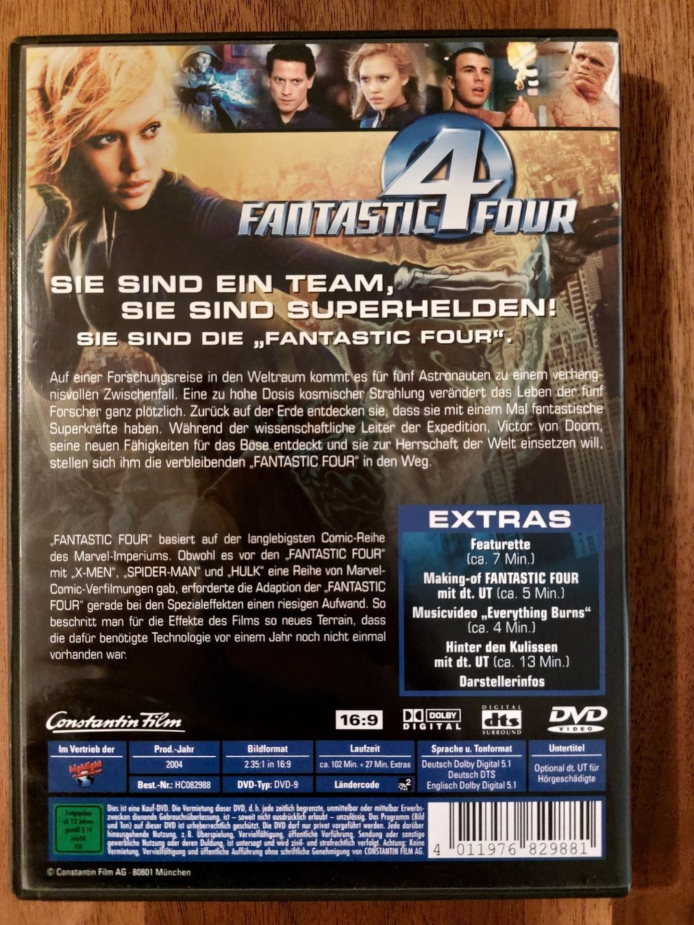 Alle DVDs: DVD - Fantastic Four 4 – Gebraucht aus Rheinfelden von FilmAuktion 1