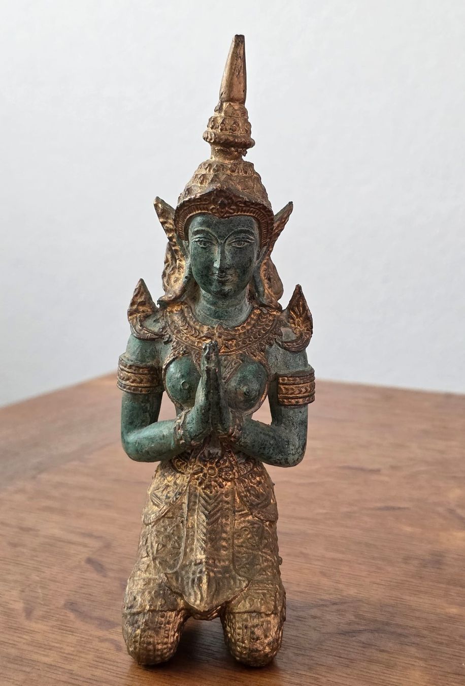 Figuren: Exotische Thai-Statue, Bronze, Glücksbringer – Gebraucht aus Rheinsulz von Dred