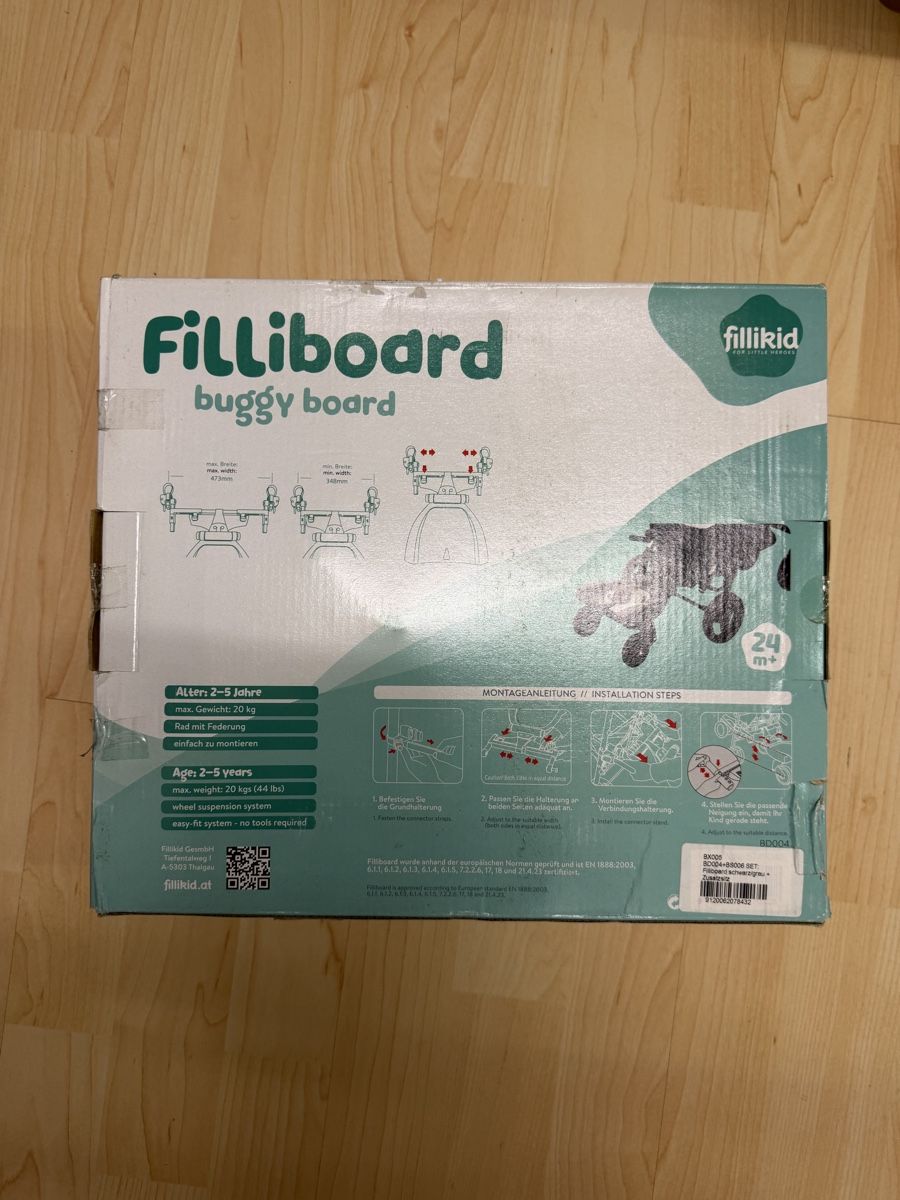 Fillikid Accessori per carrozzine: Filliboard - neu, original verpackt – Nuovo e nell'imballaggio originale da Männedorf venduto da ulipka 1
