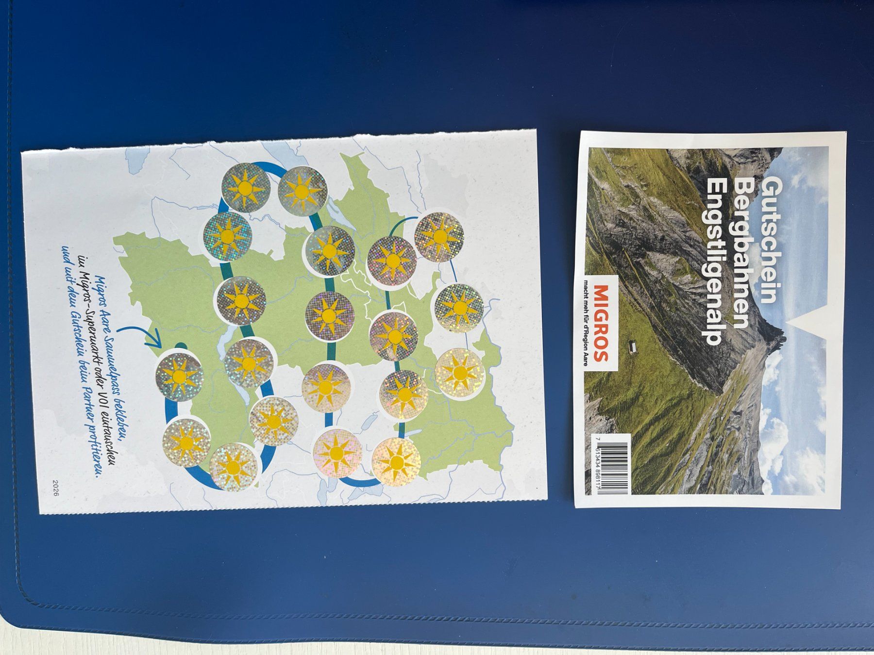 Migros Raccolte di bollini & punti: Migros Sammelpass mit Stickern  und GS – Nuovo (secondo la descrizione) da Dintikon venduto da Redgar58