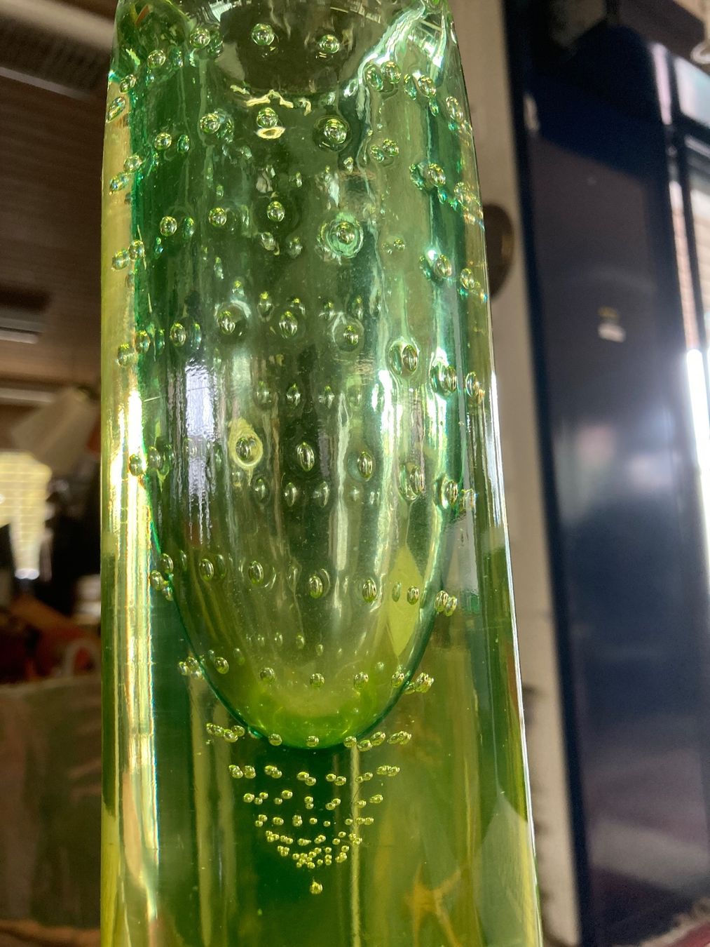 Vasi & Recipienti: Uranglas Uran Glas Vase mit Bubbles – Usato da Bern venduto da Jwpm66 2