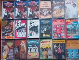 18 musikkassetten gemischt