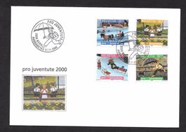 FDC Pro Juventute Serie 2000 J356 - J359 ET 21.11.2000