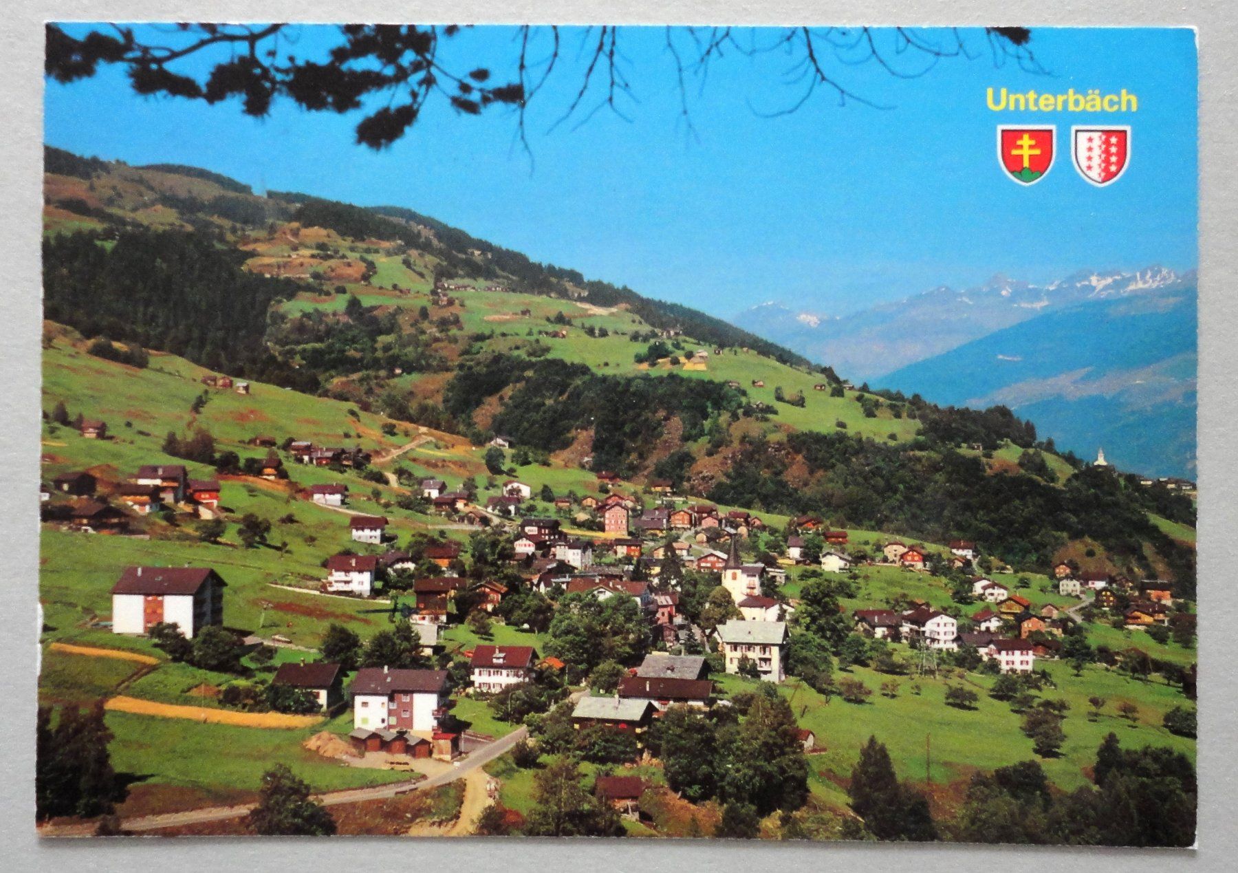 Cartoline postali: Unterbäch 1221 m – Usato da Fétigny venduto da Billy2miny