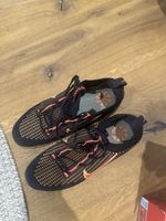 Nike Air VaporMax Flyknit Schuhe schwarz orange Gr. 43