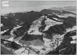 Flugaufnahme Skilift Steg im Tösstal ZH