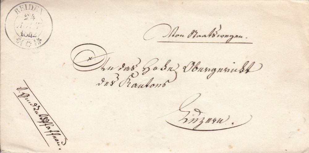 Tutti i francobolli: BOM Reiden 1842 – Usato da Bürglen TG venduto da StampGraf