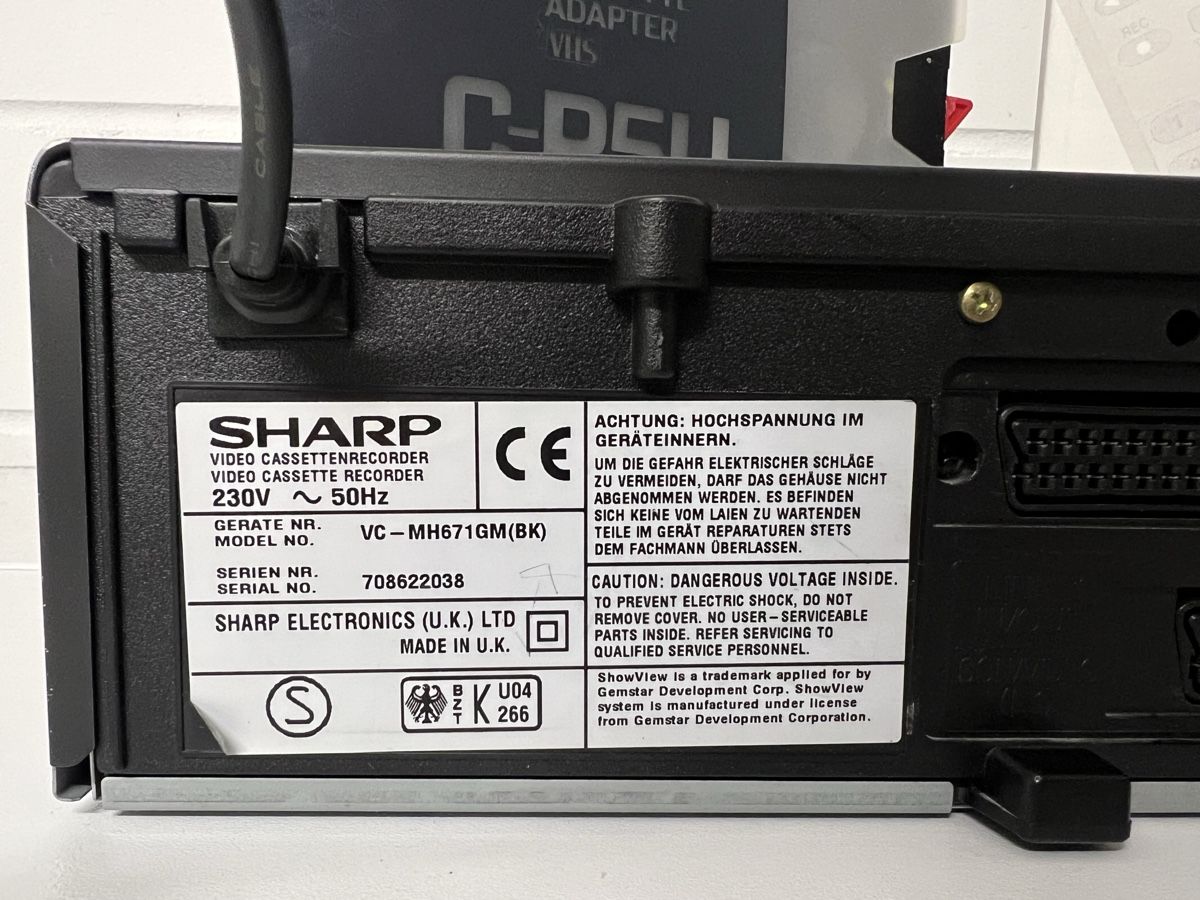 Sharp Registratori: VHS-Videorecorder SHARP VC-MH671 – Usato da Schongau venduto da Retro_Shop 3