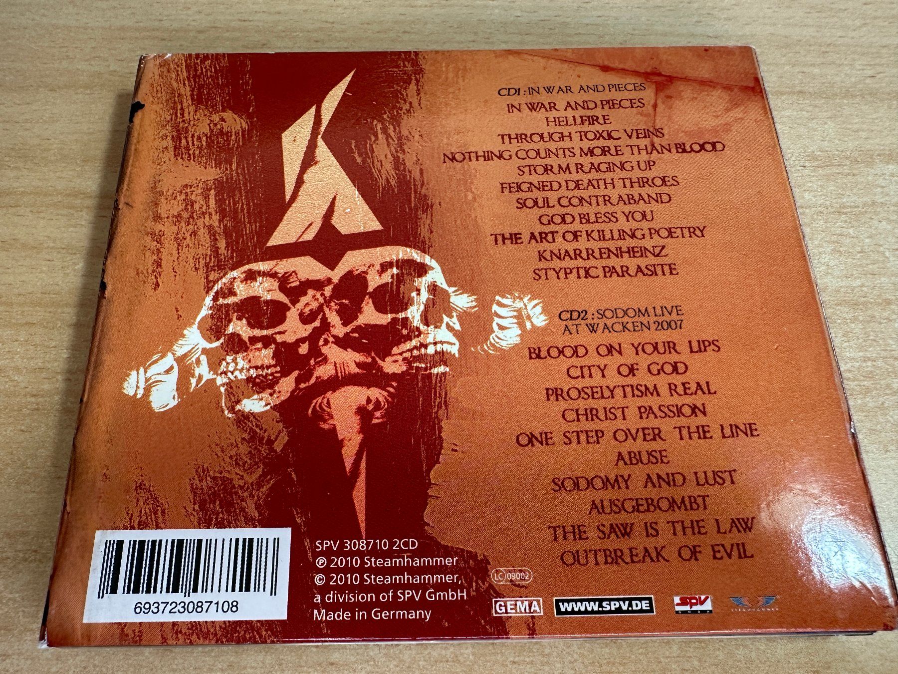 CDs: K0 Sodom – In War And Pieces - 2 CD – Gebraucht aus Rikon im Tösstal von Alpenmutz 1