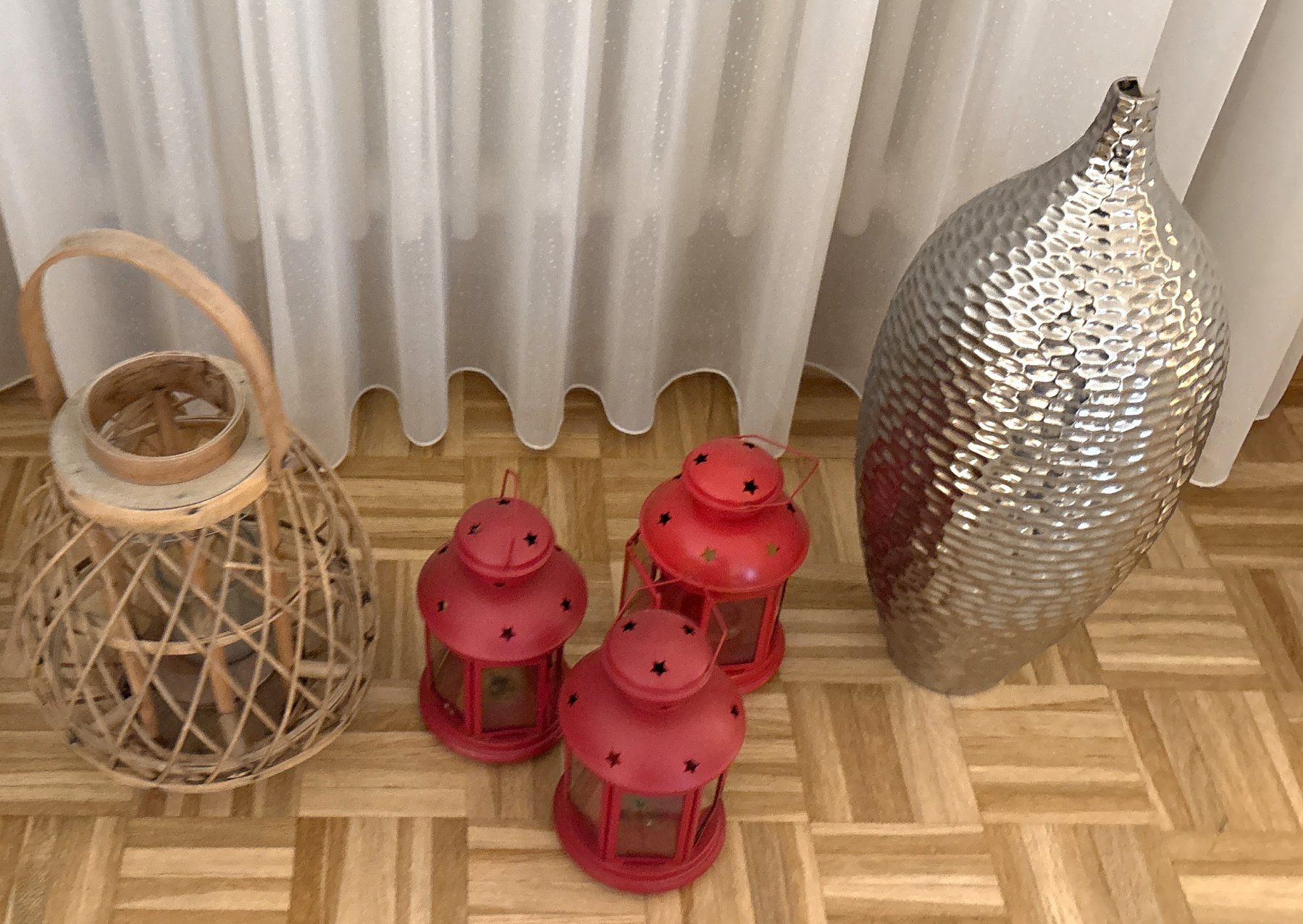Lanterne: Windlichter - Laterne 4 Stück mit 1 Vase – Usato da Glattbrugg venduto da Ariel012 8