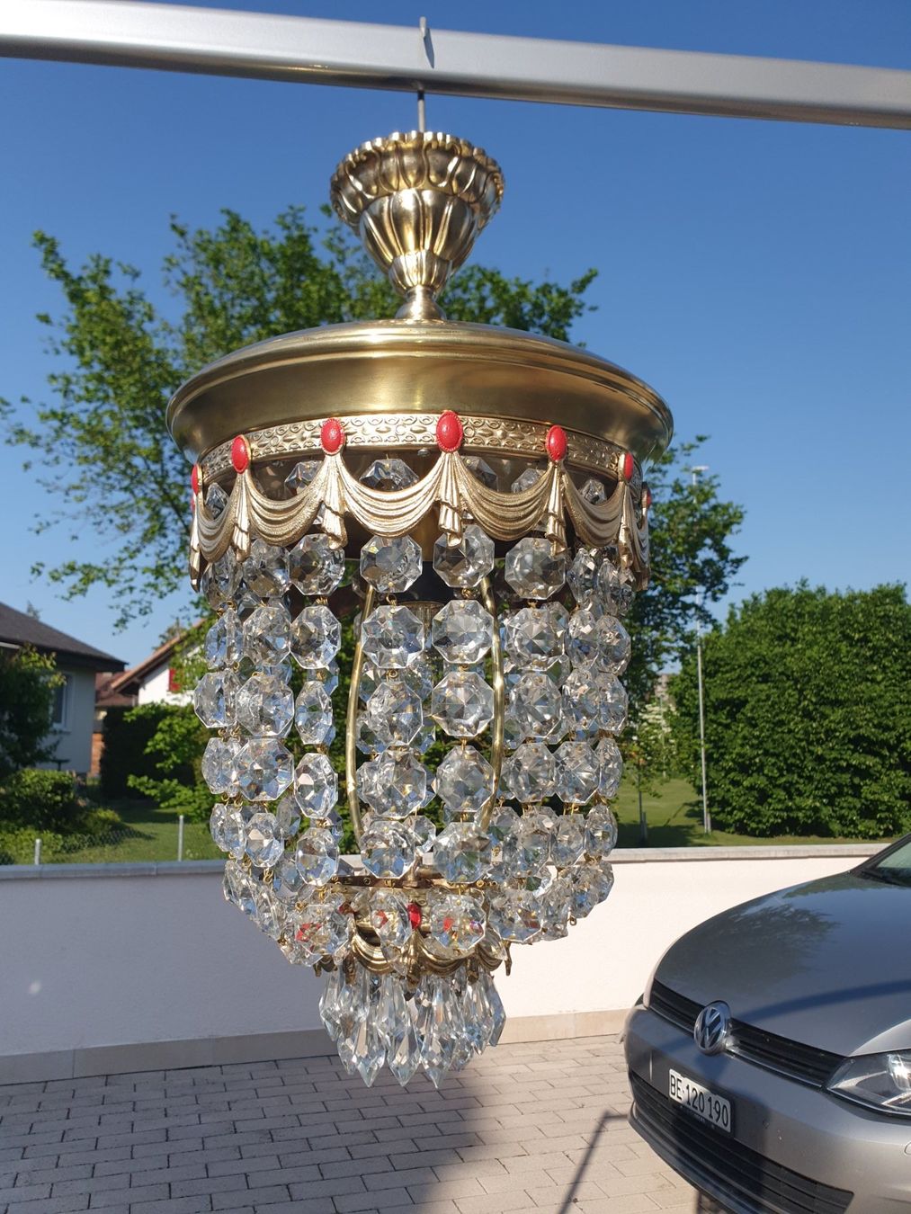 Lampade: Sehr schöne alte Jugendstillampe – Usato da Utzenstorf venduto da Filetto 6
