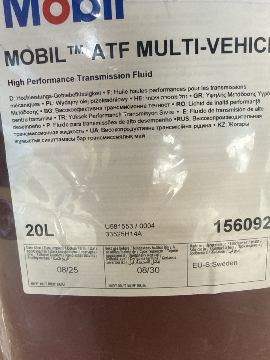 Oli & Additivi: Mobil ATF Getriebeöl 20L – Nuovo e nell'imballaggio originale da Dürnten venduto da Tritoi 2
