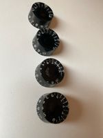 Vintage Gitarren Potiknoepfe (4 Stk, schwarz) 🎸