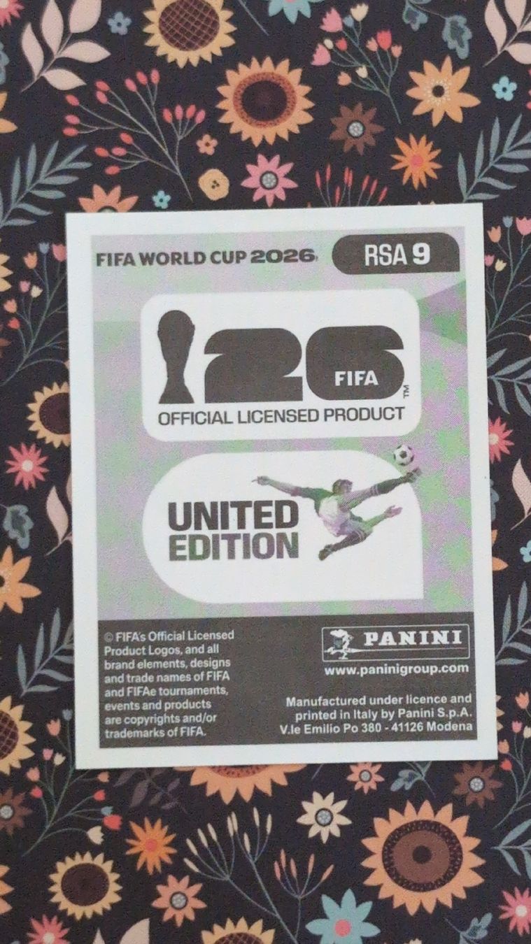 Panini Cartes à collectionner: RSA 9 - PANINI - FIFA WM 2026 – Neuf (Voir description) à Bauma par tobiaskl 1